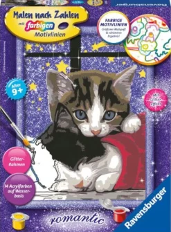 Ravensburger 28561 Malen nach Zahlen: Kuschelnde Kätzchen | Teddy Toys Kinderwelt