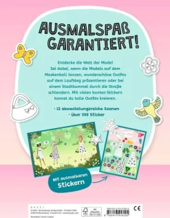 Ravensburger 41629 Mein Ausmalstickerbuch: Traumkleider Kreativit | Teddy Toys Kinderwelt