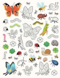 Ravensburger 48953 Mein Ausmalstickerbuch: Frühling Kreativität | Teddy Toys Kinderwelt