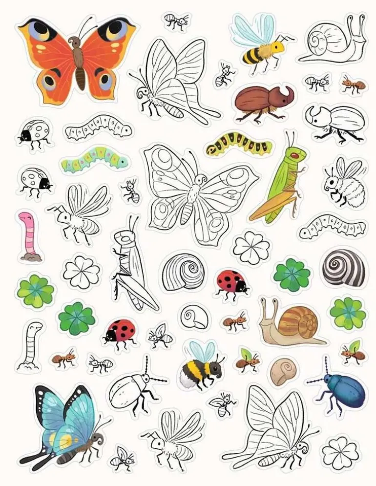 Ravensburger 48953 Mein Ausmalstickerbuch: Frühling Kreativität | Teddy Toys Kinderwelt