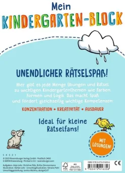 Ravensburger 41635 Mein dicker Kindergarten-Block | Teddy Toys Kinderwelt