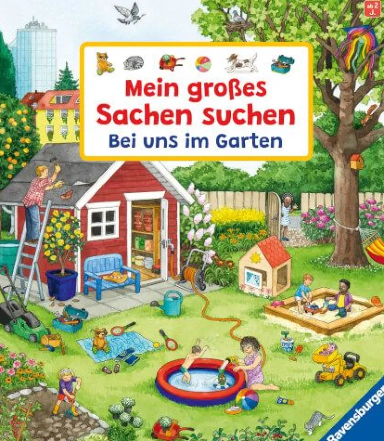 Ravensburger 41845 Mein großes Sachen suchen: Bei uns im Garten P | Teddy Toys Kinderwelt