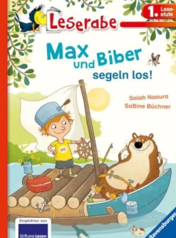 Ravensburger 36155 Naoura, Max und Biber segeln los! | Teddy Toys Kinderwelt