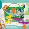 Ravensburger 4872 play+ Magnetisches Holz-Fühl-Puzzle: Dschungel | Teddy Toys Kinderwelt