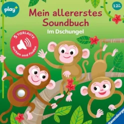 Ravensburger 45628 play+ Mein allererstes Soundbuch: Im Dschungel | Teddy Toys Kinderwelt