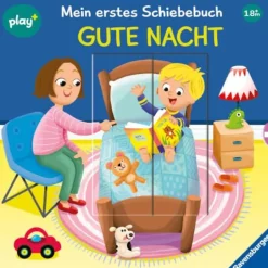 Ravensburger 45627 play+ Mein erstes Schiebebuch: Gute Nacht new | Teddy Toys Kinderwelt