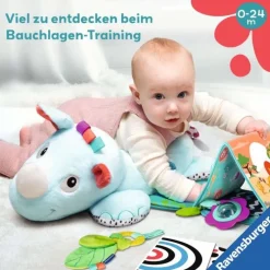 Ravensburger 4866 play+ Nashorn Spielkissen (für die Bauchlage) | Teddy Toys Kinderwelt