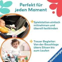 Ravensburger 4866 play+ Nashorn Spielkissen (für die Bauchlage) | Teddy Toys Kinderwelt