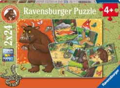 Ravensburger 12001050 Puzzle 25 Jahre Grüffelo! 2 X 24 Teile | Teddy Toys Kinderwelt