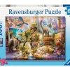 Ravensburger 12000863 Puzzle Dinos im Kinderzimmer 100 Teile XXL | Teddy Toys Kinderwelt
