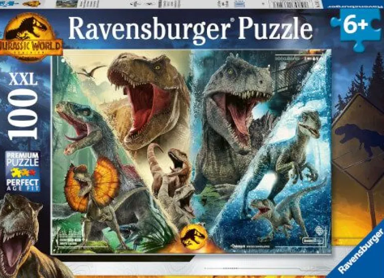 Ravensburger 13341 Puzzle Dinosaurierarten 100 Teile XXL | Teddy Toys Kinderwelt