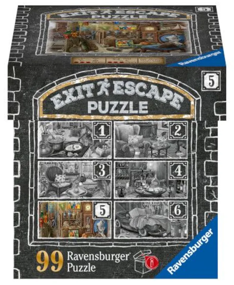 Ravensburger 16881 Puzzle EXIT Im Gutshaus Dachboden 99 Teile | Teddy Toys Kinderwelt