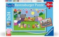 Ravensburger 12004018 Puzzle Partyzeit! 2 X 24 Teile | Teddy Toys Kinderwelt