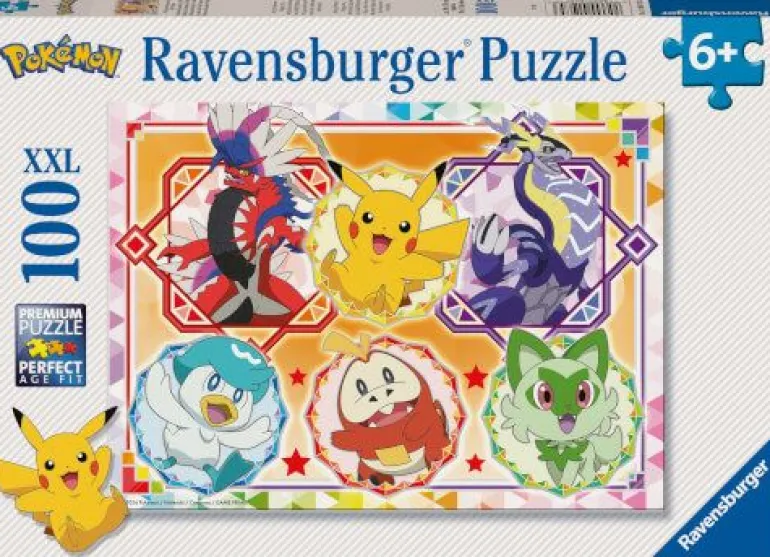 Ravensburger 12001075 Puzzle Pokémon Karmesin und Purpur 100 Teil | Teddy Toys Kinderwelt