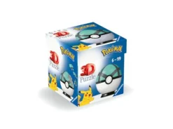 Ravensburger 11581 Puzzle Puzzle-Ball Pokémon Netzball 3D 54 Teil | Teddy Toys Kinderwelt