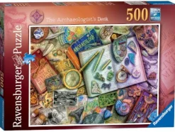 Ravensburger 17520 Puzzle Schreibtisch des Archäologen 500 Teile | Teddy Toys Kinderwelt