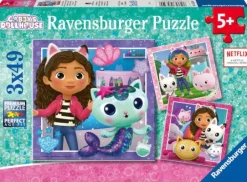 Ravensburger 5659 Puzzle Spielzeit mit Gabby 3 X 49 Teile | Teddy Toys Kinderwelt