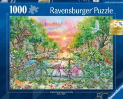 Ravensburger 12001089 Puzzle Verträumte Fahrräder in Amsterdam 10 | Teddy Toys Kinderwelt