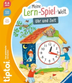 Ravensburger 49288 tiptoi® Meine Lern-Spiel-Welt: Uhr und Zeit ti | Teddy Toys Kinderwelt