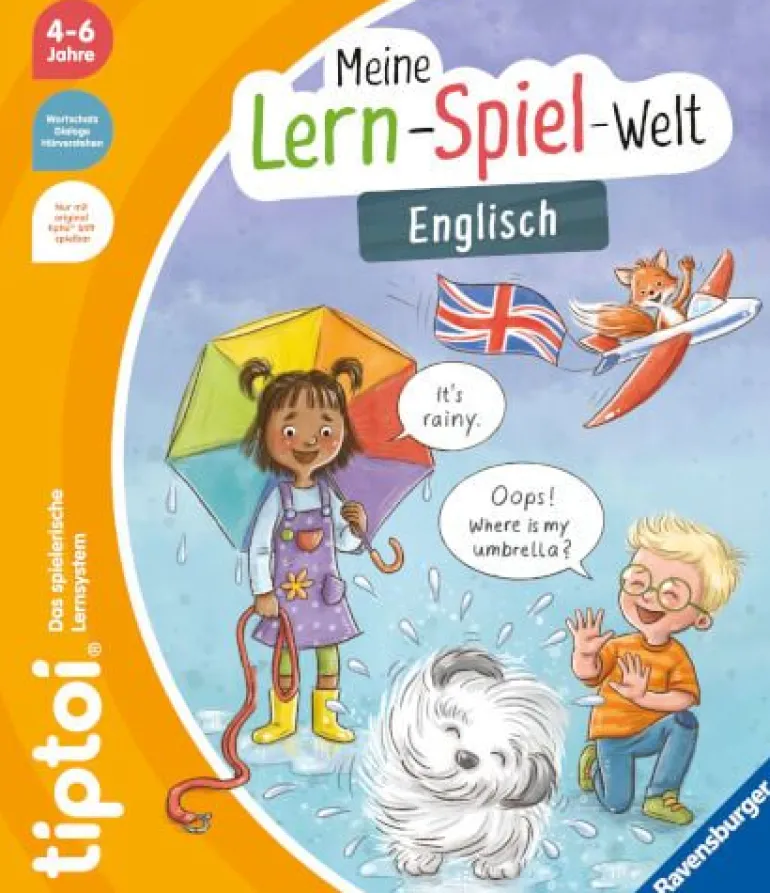 Ravensburger 49289 tiptoi® Meine Lern-Spiel-Welt: Englisch tipto | Teddy Toys Kinderwelt