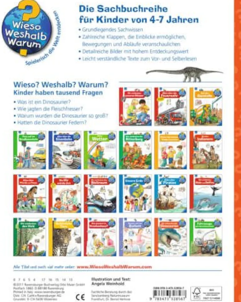 Ravensburger 32856 Wieso? Weshalb? Warum? 55: Wir erforschen die | Teddy Toys Kinderwelt