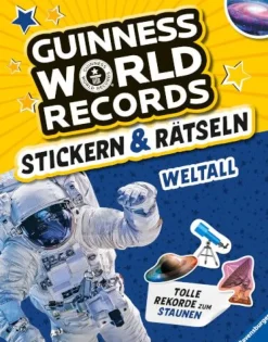 Ravensburger® Bücher - Guinness World Records Stickern & Rätseln, Weltall | Teddy Toys Kinderwelt