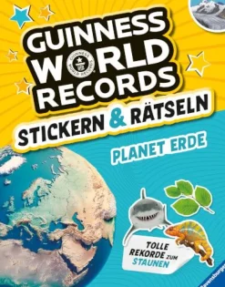Ravensburger® Bücher - Guinness World Records Stickern & Rätseln, Planet Erde | Teddy Toys Kinderwelt