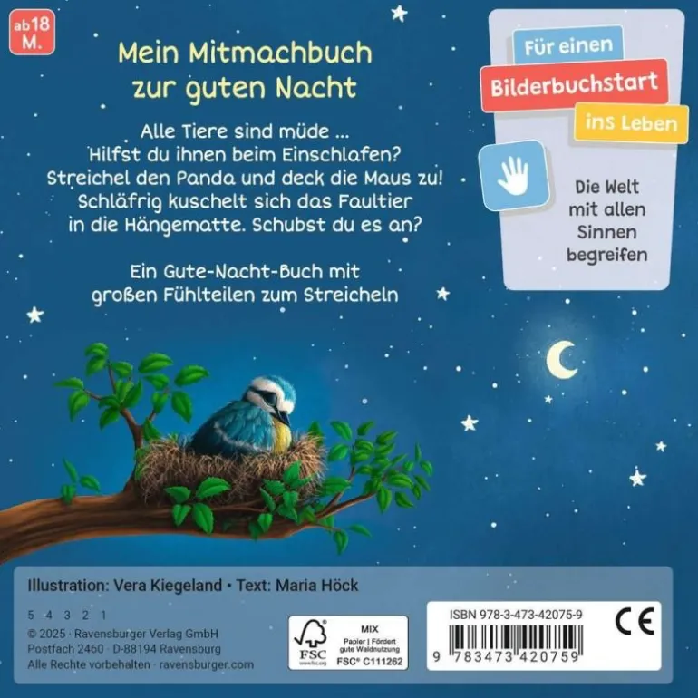 Ravensburger® Bücher - Müde bin ich, deck mich zu | Teddy Toys Kinderwelt