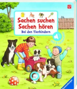 Ravensburger® Bücher - Sachen suchen, Sachen hören: Tierkinder | Teddy Toys Kinderwelt