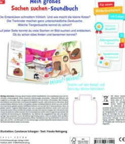 Ravensburger® Bücher - Sachen suchen, Sachen hören: Tierkinder | Teddy Toys Kinderwelt