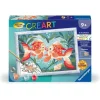 Ravensburger CreArt - Malen nach Zahlen 23998 - Verliebte Fische | Teddy Toys Kinderwelt