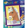 Ravensburger CreArt - Malen nach Zahlen 23999 - Pferd mit Blumen | Teddy Toys Kinderwelt