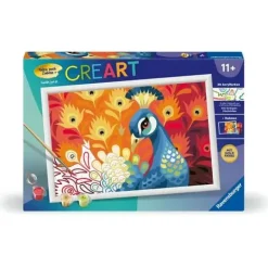 Ravensburger CreArt - Malen nach Zahlen 20000 - Stolzer Pfau - ab | Teddy Toys Kinderwelt