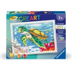 Ravensburger CreArt - Malen nach Zahlen 23993 - Meeresschildkröte | Teddy Toys Kinderwelt