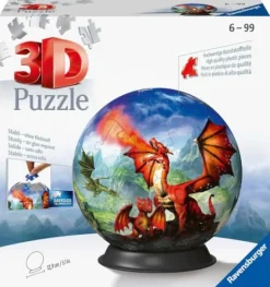 Ravensburger 3D Puzzle 11565 - Puzzle-Ball Mystische Drachen - 72 | Teddy Toys Kinderwelt