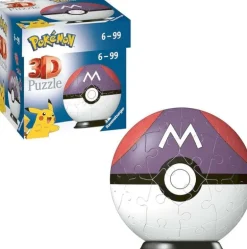 Ravensburger 3D Puzzle 11564 - Puzzle-Ball Pokémon Pokéballs - Me | Teddy Toys Kinderwelt
