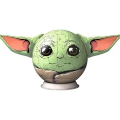 Ravensburger 3D Puzzle 11556 - Puzzle-Ball Grogu mit Ohren - 72 T | Teddy Toys Kinderwelt