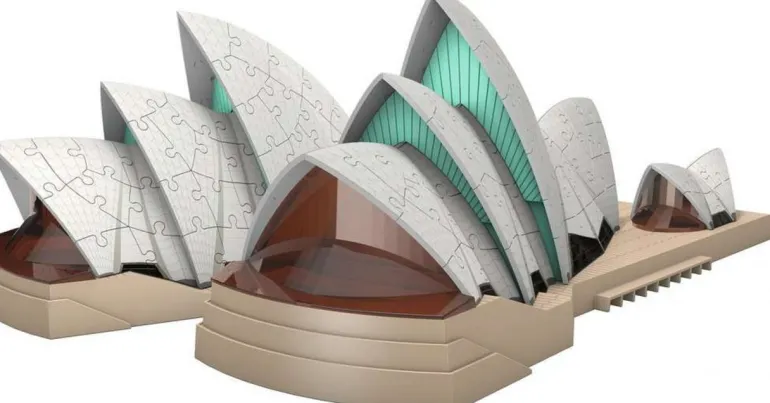 Ravensburger® 3D Puzzle - Opernhaus Sydney, 216 Teile | Teddy Toys Kinderwelt
