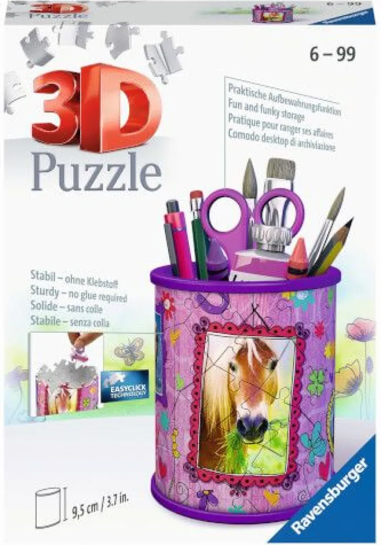 Ravensburger® 3D Puzzle - Utensilo Pferde, 54 Teile | Teddy Toys Kinderwelt