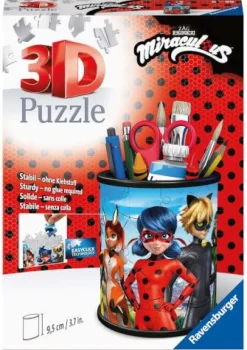 Ravensburger® 3D Puzzle - Utensilo Miraculous, 54 Teile | Teddy Toys Kinderwelt