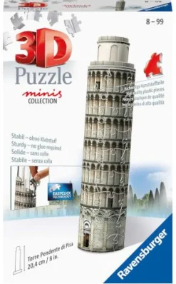 Ravensburger® 3D Puzzle Mini - Schiefer Turm von Pisa, 54 Teile | Teddy Toys Kinderwelt
