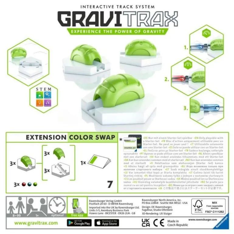 Ravensburger® GraviTrax® - Color Swap | Teddy Toys Kinderwelt
