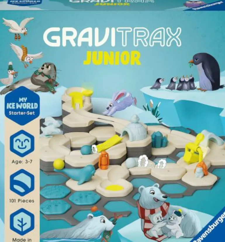 Ravensburger GraviTrax Junior Starter-Set L Ice - Erweiterbare Ku | Teddy Toys Kinderwelt