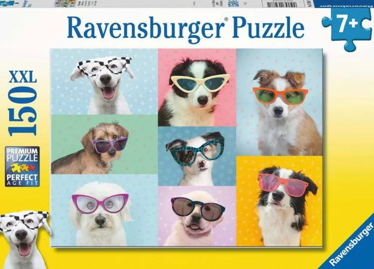 Ravensburger Kinderpuzzle 13288 - Witzige Hunde - 150 Teile Puzzl | Teddy Toys Kinderwelt