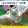 Ravensburger Kinderpuzzle 13289 - Weißes Kätzchen - 200 Teile Puz | Teddy Toys Kinderwelt