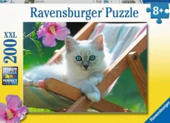 Ravensburger Kinderpuzzle 13289 - Weißes Kätzchen - 200 Teile Puz | Teddy Toys Kinderwelt