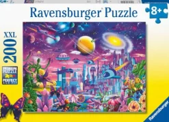 Ravensburger Kinderpuzzle - 13291 Kosmische Stadt - 200 Teile Puz | Teddy Toys Kinderwelt