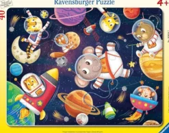 Ravensburger Kinderpuzzle - Tierische Astronauten - 40 Teile | Teddy Toys Kinderwelt