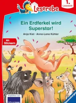 Ravensburger® Leserabe - Ein Erdferkel wird Superstar!, 1. Lesestufe | Teddy Toys Kinderwelt