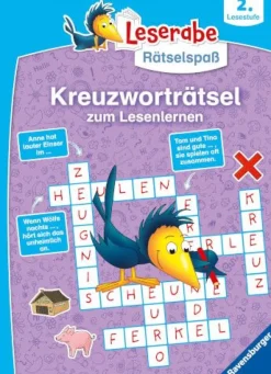 Ravensburger® Leserabe - Kreuzworträtsel zum Lesenlernen, 2. Lesestufe | Teddy Toys Kinderwelt